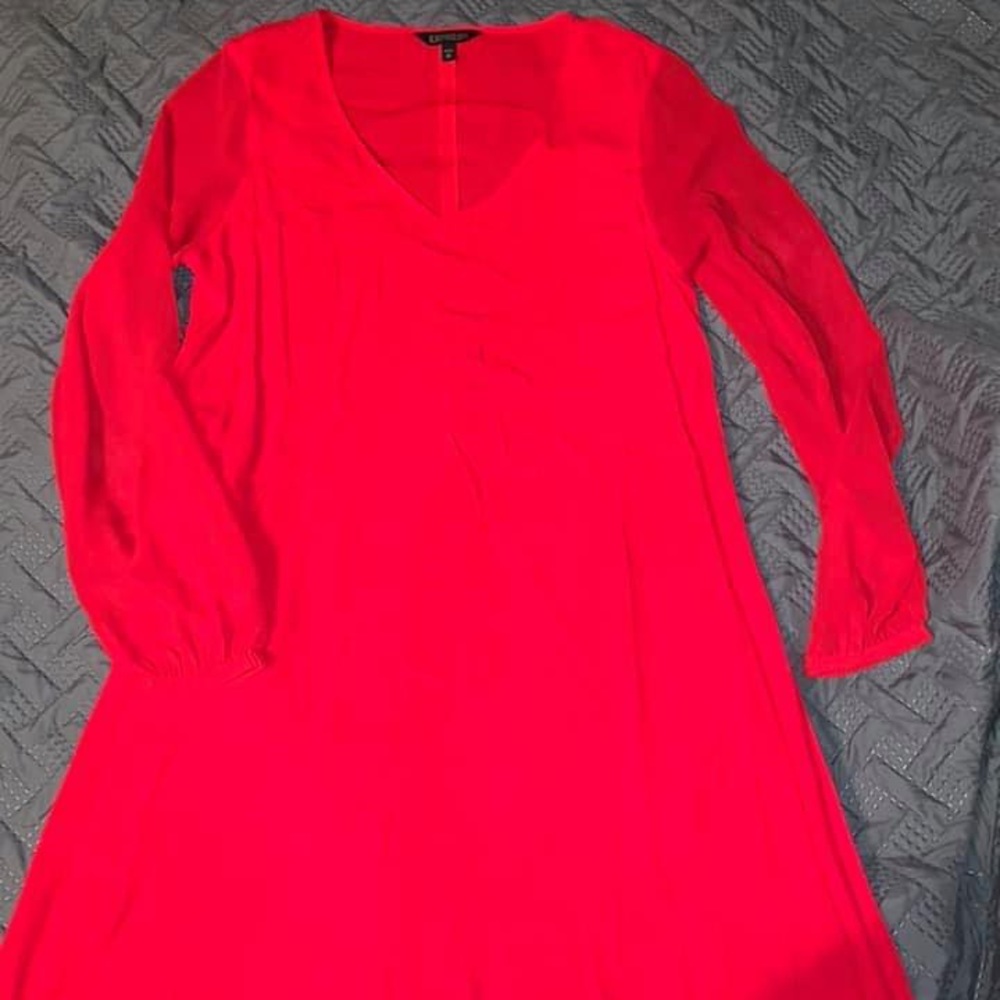 Red Dress from Express